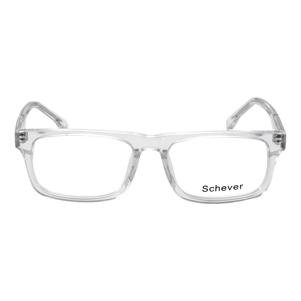 Unisex Retro Rectangle Crystal Transparent clear Glasses Reading spectacles Frame Designer