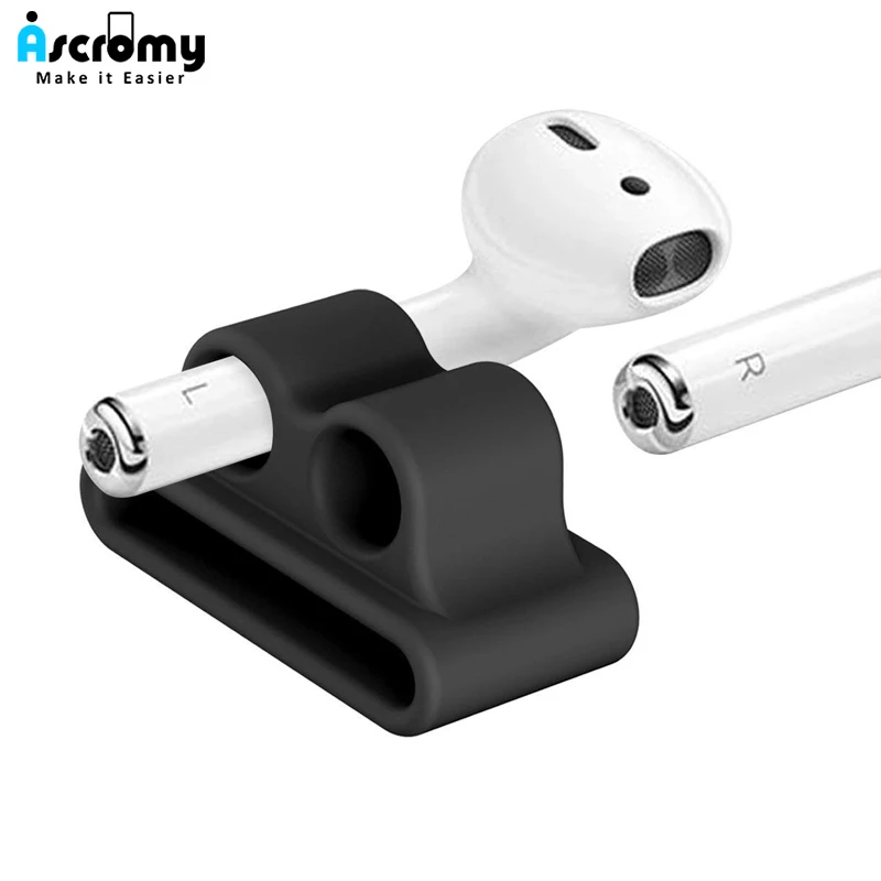 Силиконовый ремешок для часов Ascromy Airpods Apple беспроводные наушники защита от