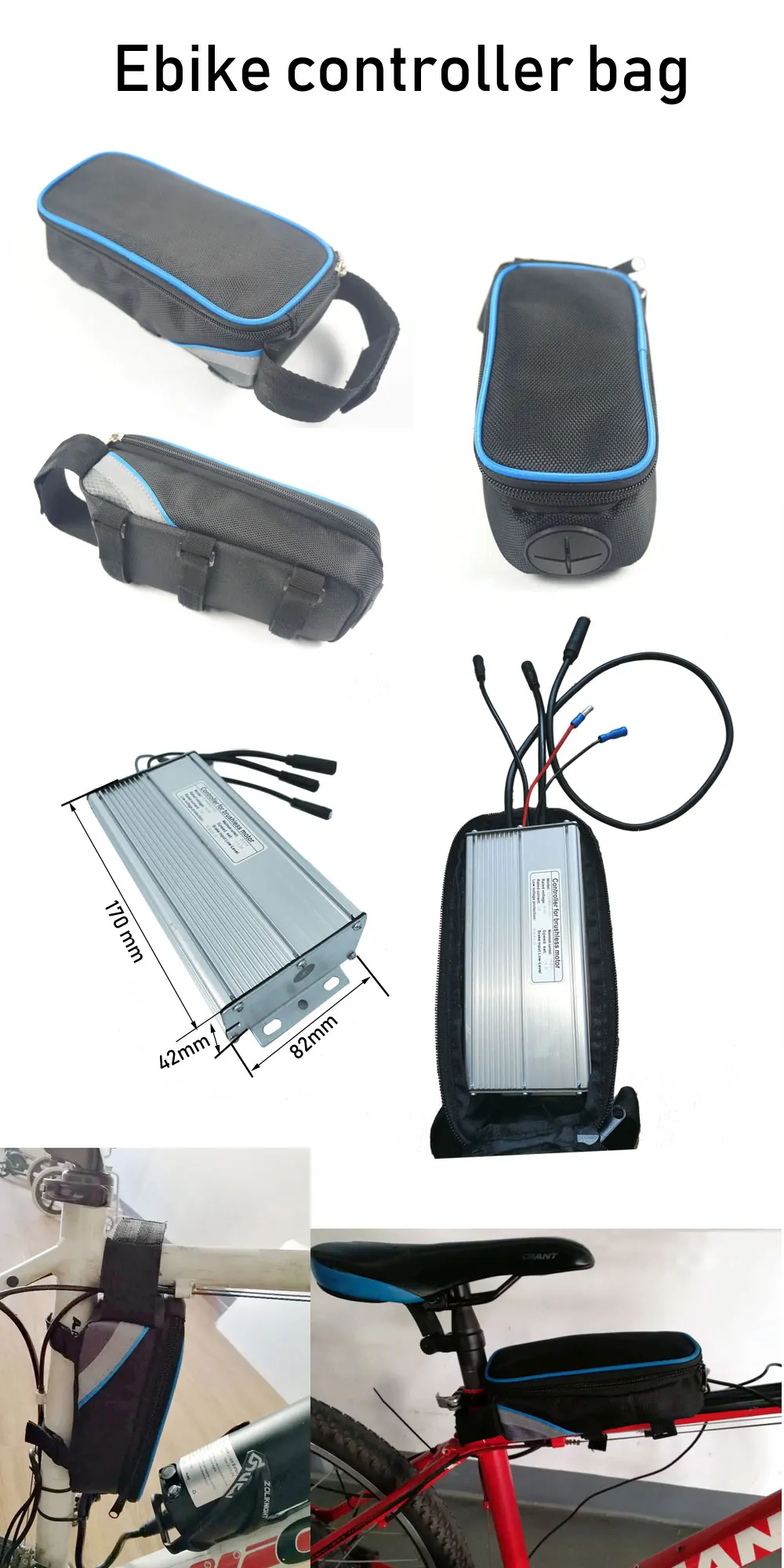 Excellent 48V 1000W Motor  Waterproof Electric Bike Conversion Kit DDKit 5