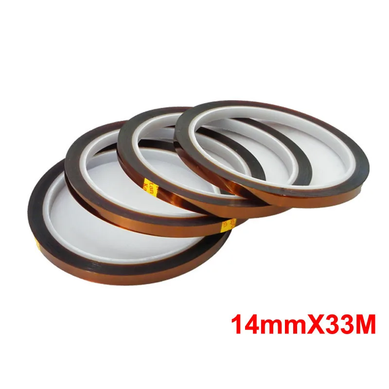 

10 шт., термостойкая полиимидная лента для пайки, 14 мм