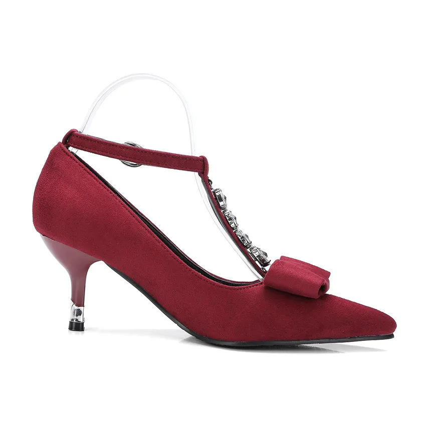 41 Plus 43 Parti Femmes Noir Chaussures 42 rouge Chaton Mariage À Haute T 40 Taille Femme La Hauts Talons bracelet 33 De Stiletto Pompes Hw5x5q6B01
