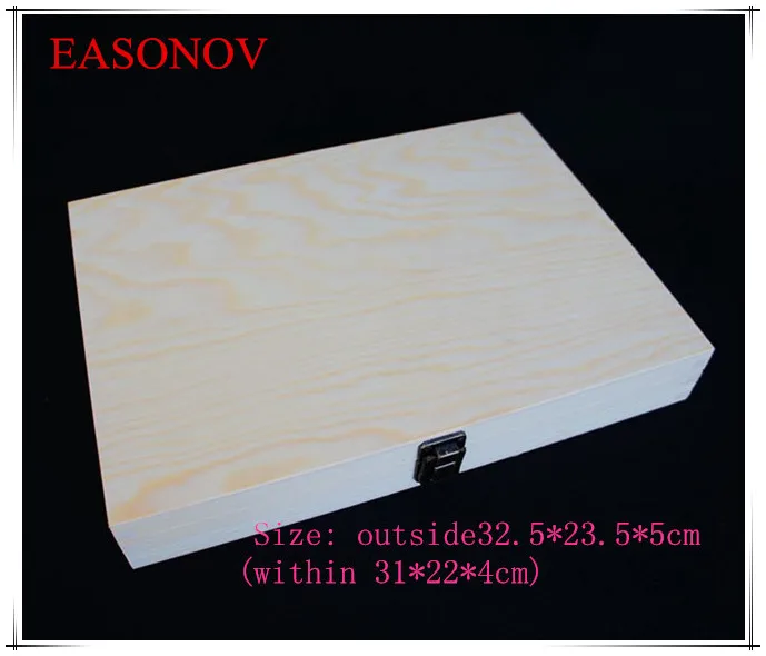 EASONOV 32,5*23,5*5 см деревянная большая коробка A4 бумажная коробка для хранения коробка набор деталей коробка