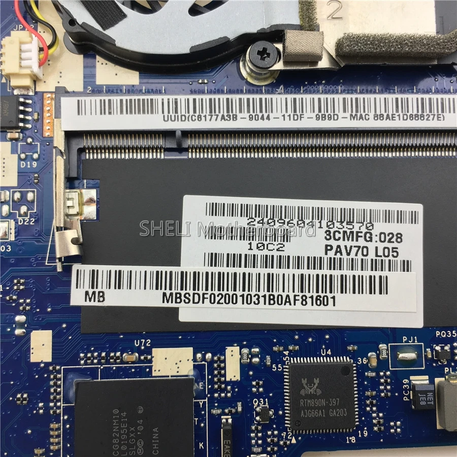 SHELI MBSDF02001 MB. SDF02.001 материнская плата для ноутбука acer Aspire One D255 D255E LT25 нетбук PAV70 LA 6221P