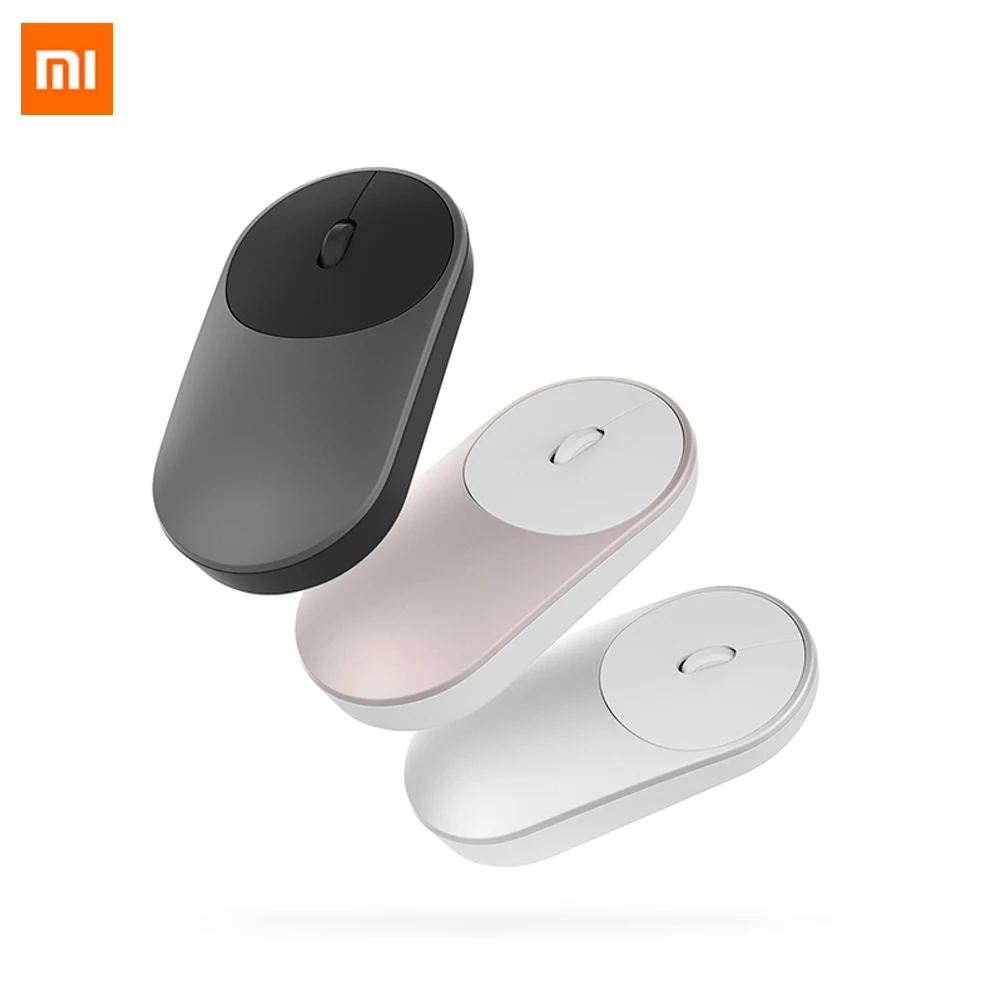 Дешево 100% Оригинальная Xiaomi мышь Портативная оптическая беспроводная Bluetooth мышь 4,0 RF 2,4 GHz двойной режим подключения для портативных ПК