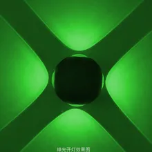 Yrank 4 COB 12 Вт светодиодный светильник настенный Ванная комната Настенный алюминия Indoor Открытый Вверх Подпушка настенный светильник AC 85-265 В для дома кафе