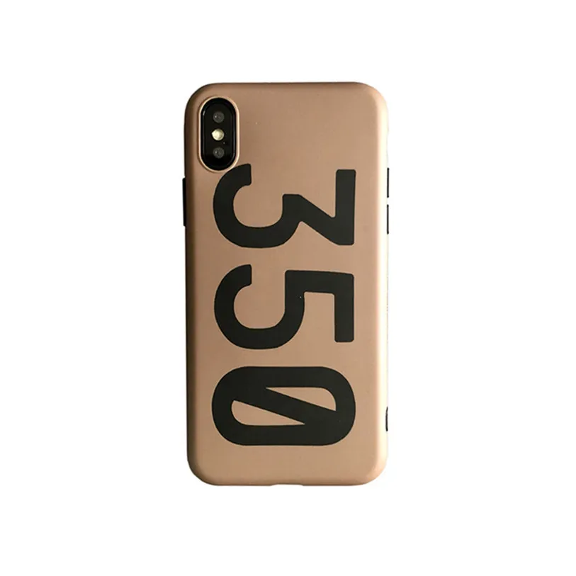 

New white Luxury sneakers Kanye Omari West BOOST 350 V2 cover case for iphone X XS MAX XR 7 8 6 6S plus off fashion Soft coque
