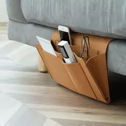 Войлочная прикроватная сумка для хранения Органайзер с несколькими карманами для спальни Dorm-Drop
