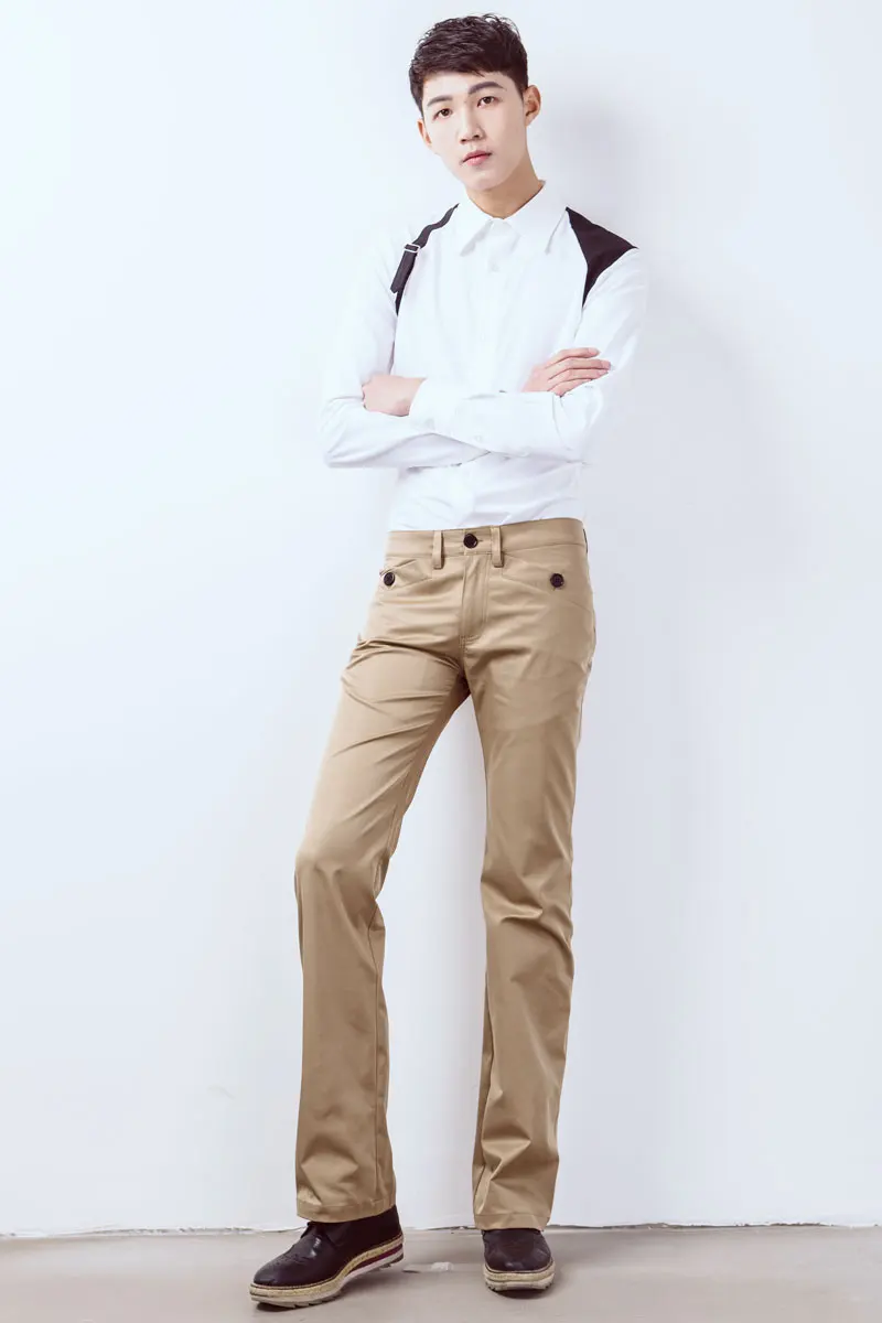 27-44 Новинка мужская одежда стилист волос Дизайнерские летние брюки-клеш повседневные брюки плюс размер костюмы