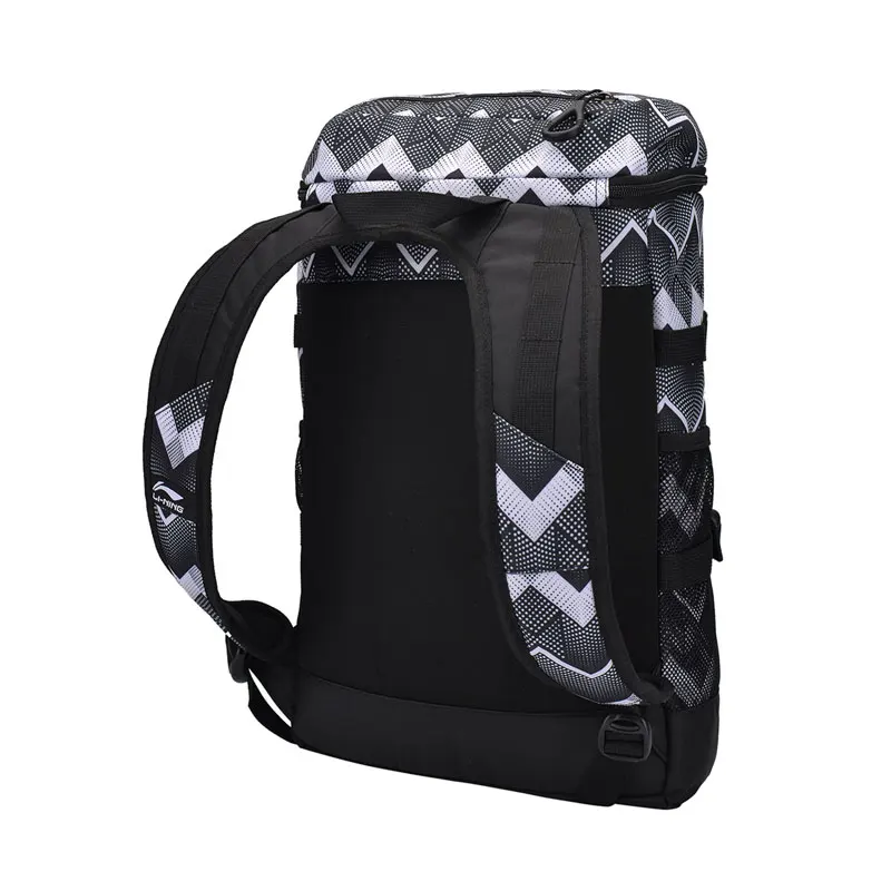 Li-Ning унисекс Городской Спортивный Рюкзак с подкладкой из полиэстера спортивные сумки ABSM164 BBF237