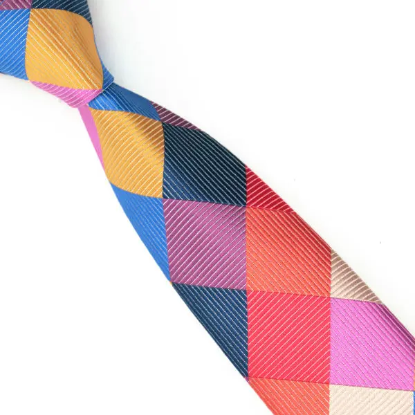 BL-048 Горячие Для мужчин галстук 6 см Ширина 100% Шелк Тощий Узкие плед Классический жаккард галстук для свадьбы жених вечерние Бизнес