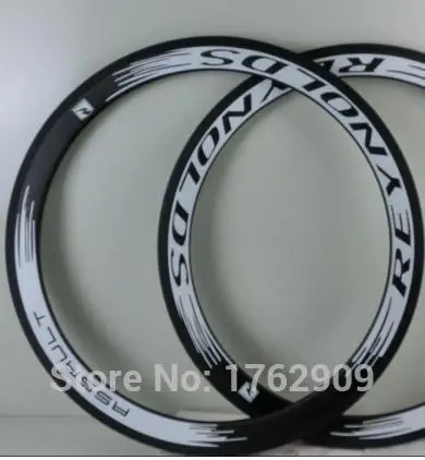 2Pcs Newest White 700C 50mm Clincher Rims Road Bicycle 3K UD 12K Full Carbon Fibre Bike