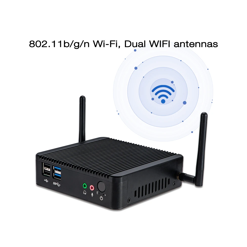 Купить безвентиляторный мини-пк Intel для Windows 10: процессор Celeron ...