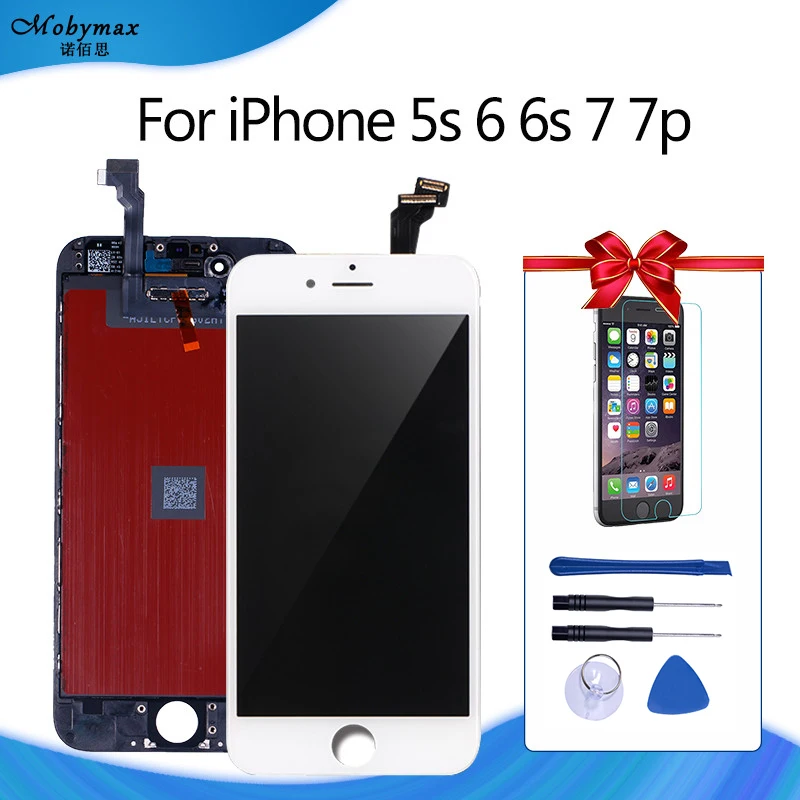 

AAA+++ for iPhone 7 LCD Screen&Touch Glass Digitizer Repair Assembly Replacement for iPhone 6 6S 5s 7P Display Black/White+Gifts
