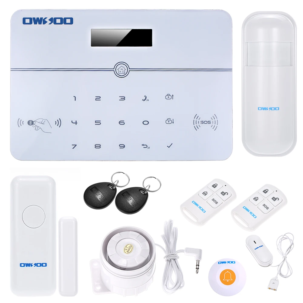 

Wireless Smart Auto-dial Voice Prompt Phone Remote Control PSTN LCD Display Home Security Smart Burglar Security Alarm System