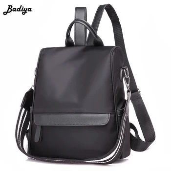 

Anti-thief Hidden Zipper Shoulder Bag Waterproof Nylon Backpack for Girls High Capacity Casual School Bags Casual Ladies Bag