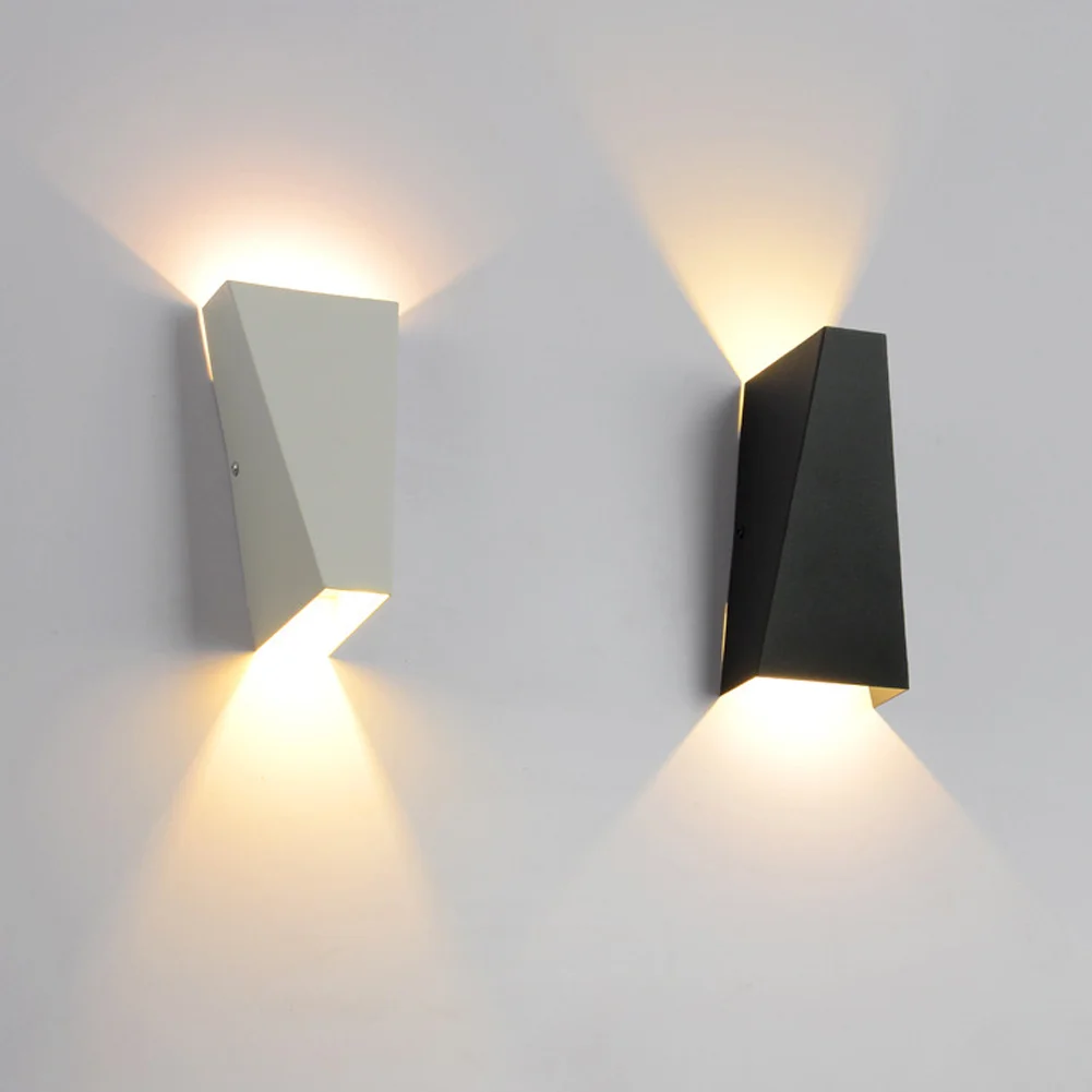 

Two Side IP65 10W Outdoor/Indoor Dimensional Waterproof LED Bedside Corridor Light TV Modern Background Wall Bedroom Sconce Lamp