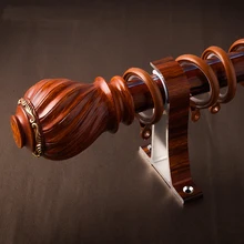 Шторы стержни Римский стержней Mute алюминиевый сплав один и двойной Rod пользовательские Шторы трек