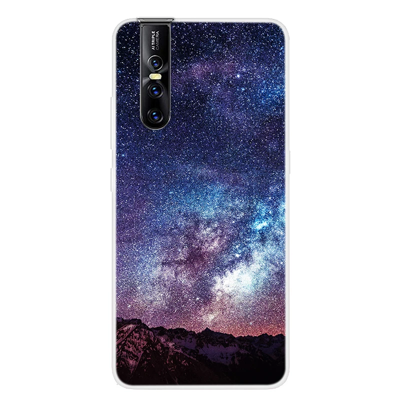 B For Vivo V15 Pro Case 6.23'' Soft Silicone Phone Case For Funda Vivo V15 Pro Case V15Pro V 15 Pro Cover TPU Clear Fashion Slim