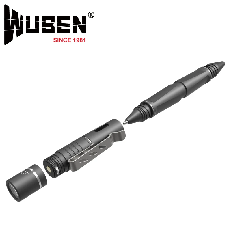 

WUBEN TP10 Tactical Penlight CREE XP-G2 LED max 130 lumens penlight beam distance 60 meter Micro USB rechargeable pen light