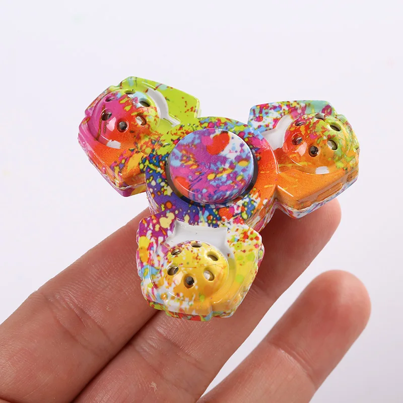 Colorful Metal Fidget Spinner Tri Hand Spinner EDC Hand Finger Spinner Desk Focus Fidget Toy Colorful Metal Fidget Spinner Tri Hand Spinner EDC Hand Finger Spinner Desk Focus Fidget Toy