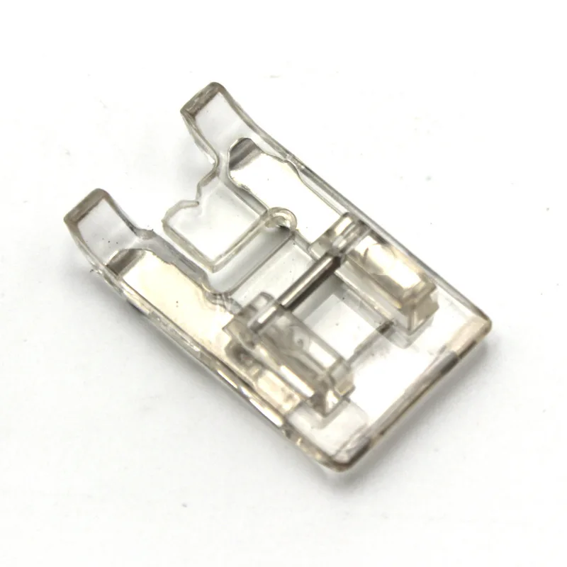 

1Pcs Transparent DIY Sewing Pattern Presser Foot for Household Sewing Machines Fine Needle Applique Sewing Machine Foot 7303