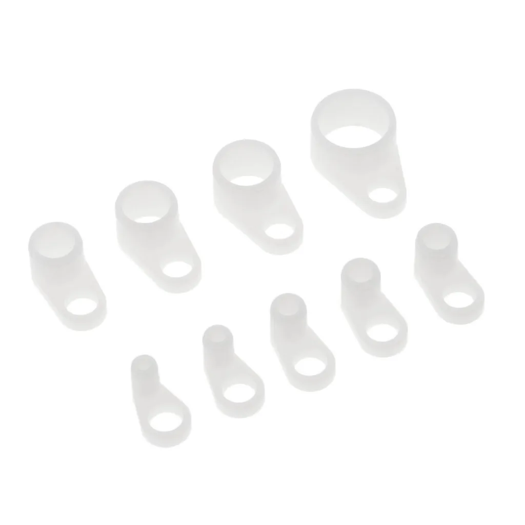 MagiDeal 9 pcs New Replacement Fishing Rod Guides ABS Plastic Eye Ring DIY Accessories for Rod Building Repair Fishing Tools