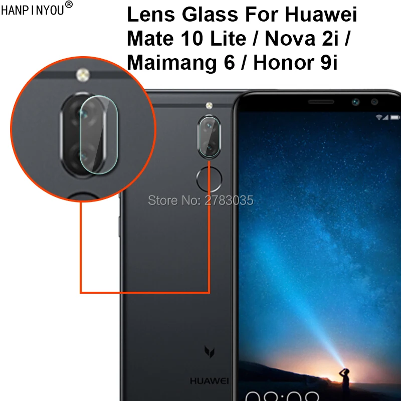 Для Huawei Mate 10 Lite/Nova 2i/Honor 9i прозрачная ультратонкая Защитная пленка для объектива