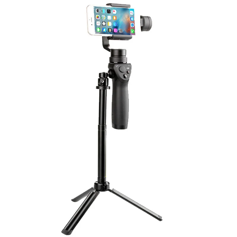 

For DJI Osmo Mobile 2 Accessories Tripod with Extended Stick Flat Bracket For DJI Osmo (+) For DJI OSMO Mobile Handheld Gimbal