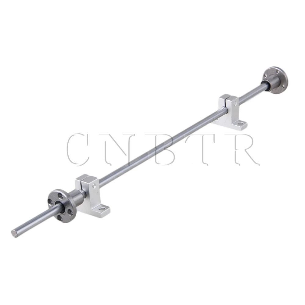 

CNBTR 8mm Dia 40cm Liner Optical Axis Rail Shaft Support Flange Bearing Set of 5