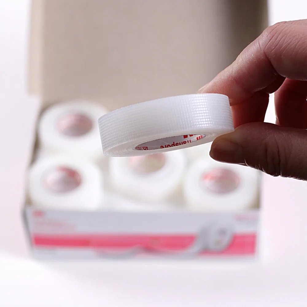 

6 Rolls 3M 1527C-0 Medical Tapes for Indvidual Eyelash Extensions Transparent PE Tape Professional Lash Applying Tools
