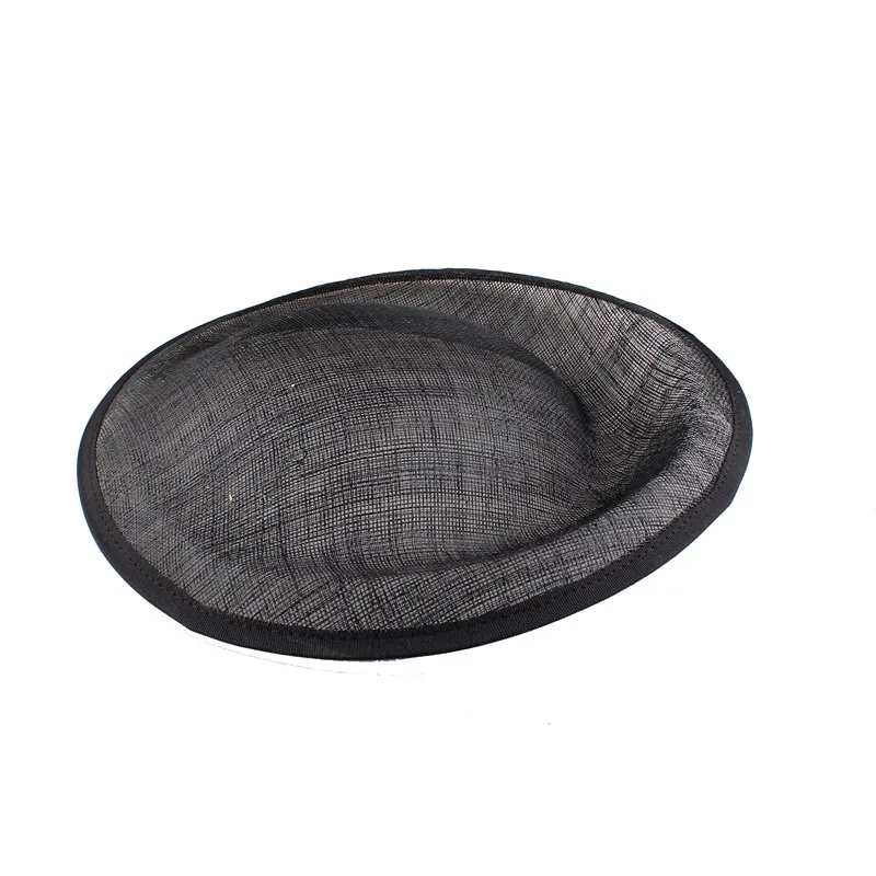 6 шт./лот 30 см черный большой головной убор Sinamay fascinators базы вечерние Дерби hat DIY аксессуары для волос коктейль церкви заставки ручной работы