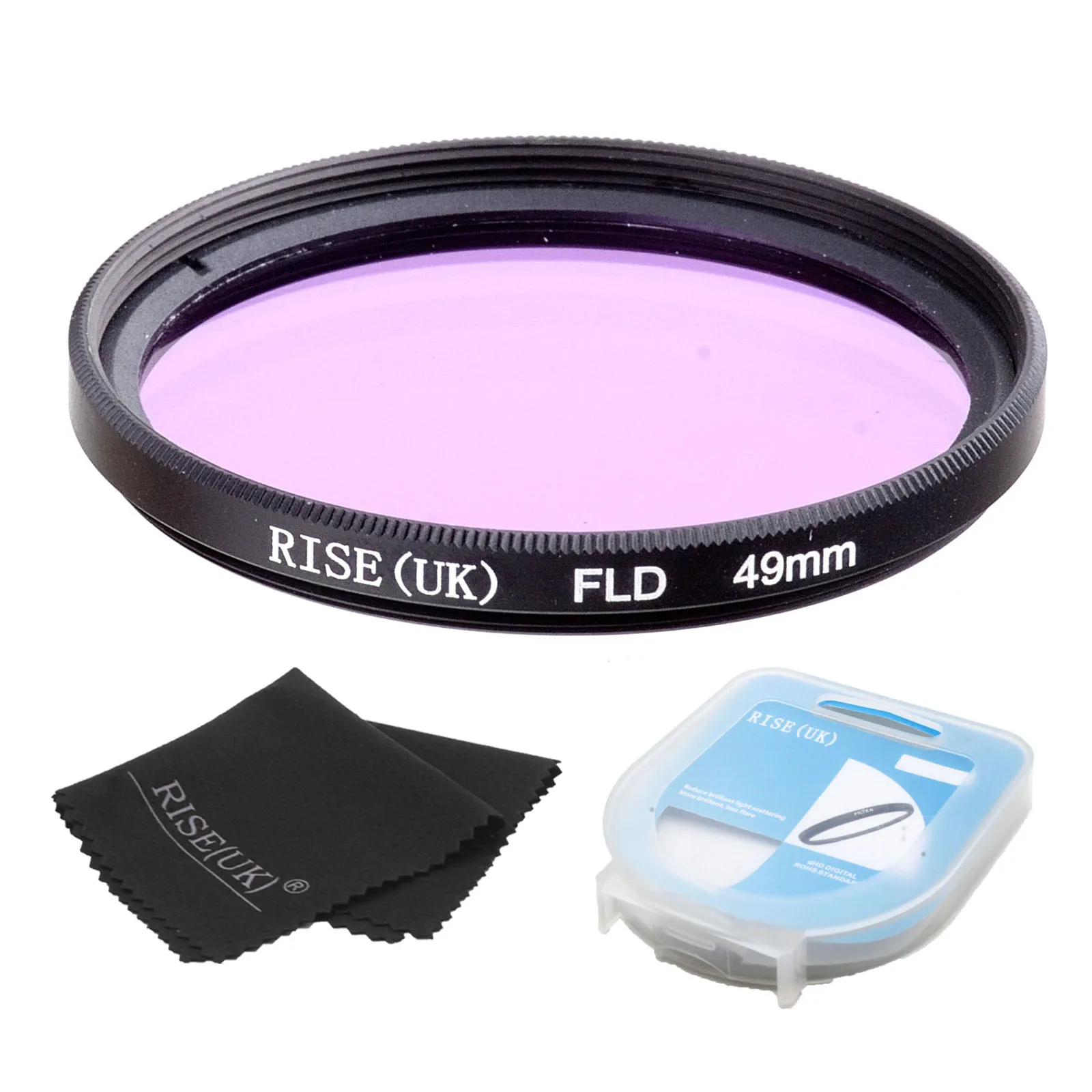 RISE (Великобритания) Новый 49 мм FLD фильтр объектива для Nikon Canon sony DLSR камеры + чехол