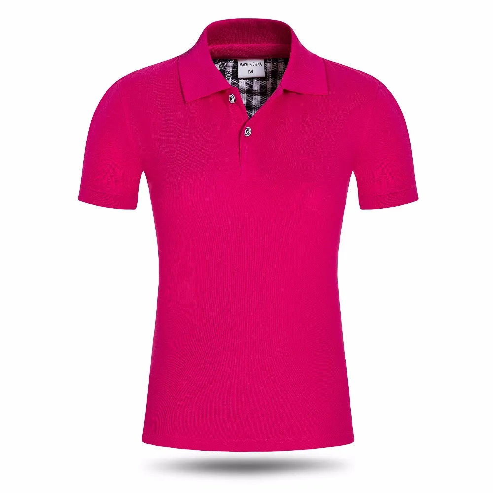 

women cotton polo shirt camisa short-sleeve fashion plain shirts top polo femme casual polo shirt 180g summer shirts