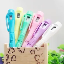 20 шт./партия креативные электронные часы ручка часы офисные школьники осмотр шариковая ручка синие чернила