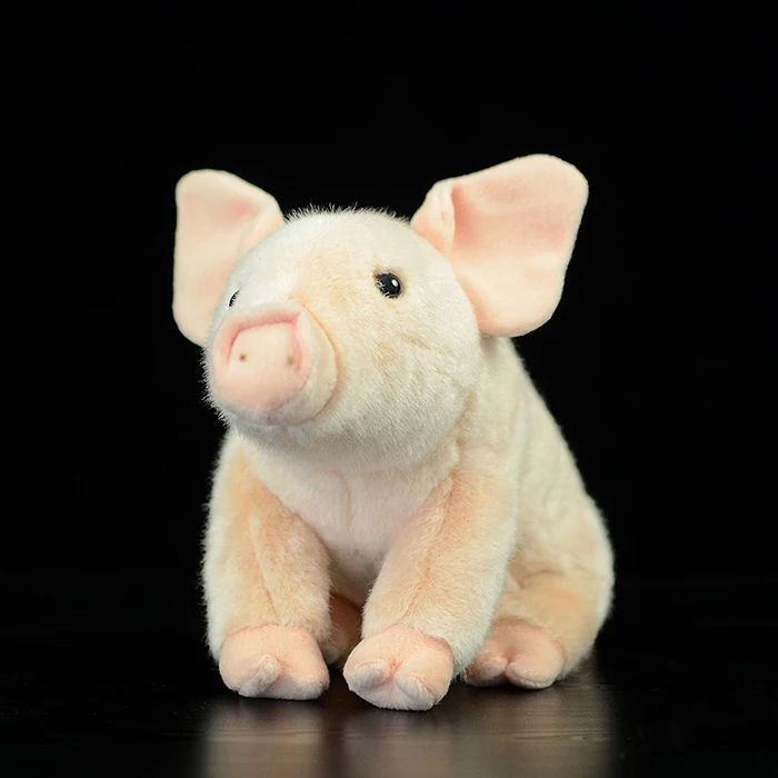 Clearance Sale Lifelike Pink Pig Plush Toys Cute Simulation The Little Pig Stuffed Dolls Kids