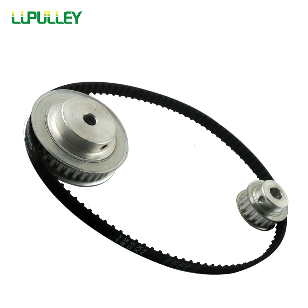 XL 60T 12T Timing Pulley Belt set kit Reduction Ratio 5:1 For Stepper Motor CNC 