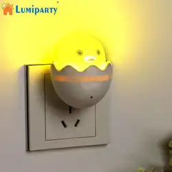 LumiParty свет Сенсор популярные Ночная маленькая Желтая утка ночник детский Спальня Творческий мультфильм Декор лампы ЕС Plug