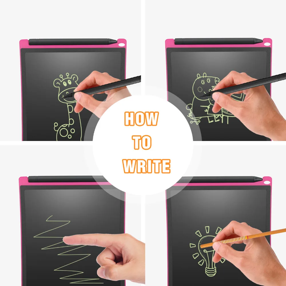 NEWYES Green LCD Writing Tablet 8 5 inch Electronic Drawing Pads Pocketbook for Kids Gift Toy Reusable Erasable Message Board