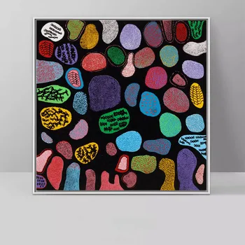 

SELFLESSLY ART Kids Room Decorative Painting Yayoi Kusama Canvas Art Painting Cartoon Print Poster Picture Wall Art Home Decor