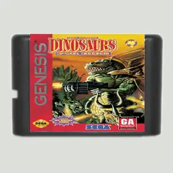 Динозавры на прокат 16 бит MD карточная игра для 16 бит Sega megadrive Genesis игровой консоли