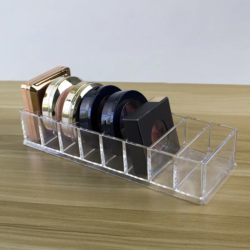 

Powder Storage Box Acrylic Transparent Air Cushion Blush Eye Shadow Storage Container Lipstick Cosmetics Organizer