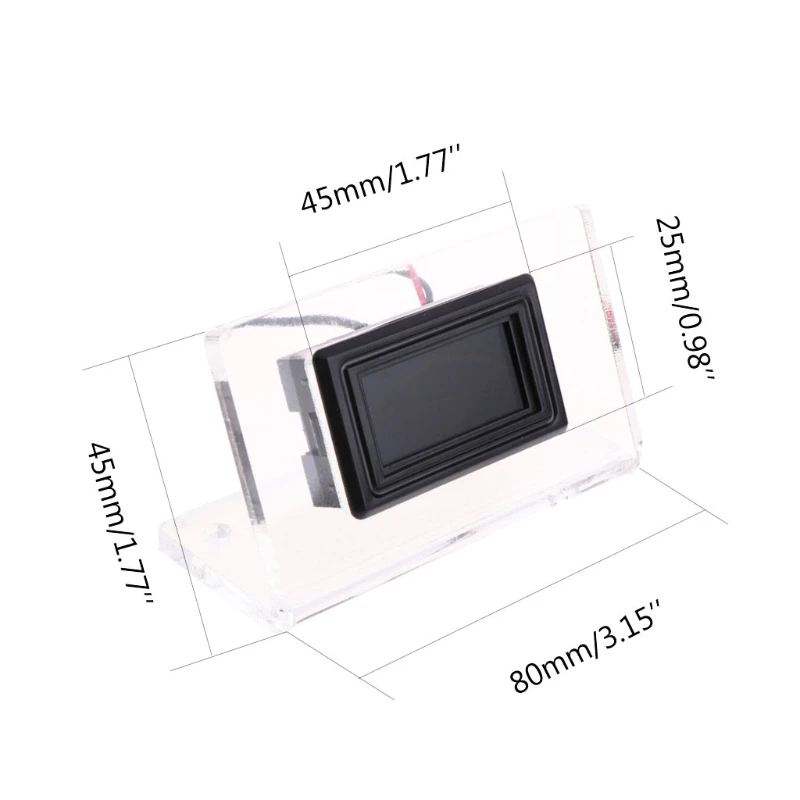 Водяного охлаждения аналоговый Температура воды Датчик метр G1/4 Thermodetector + рамка