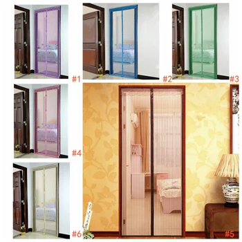 

Anti-mosquito anti-fly door curtain Home silent cartoon printing encryption magnetic soft screen door home decor