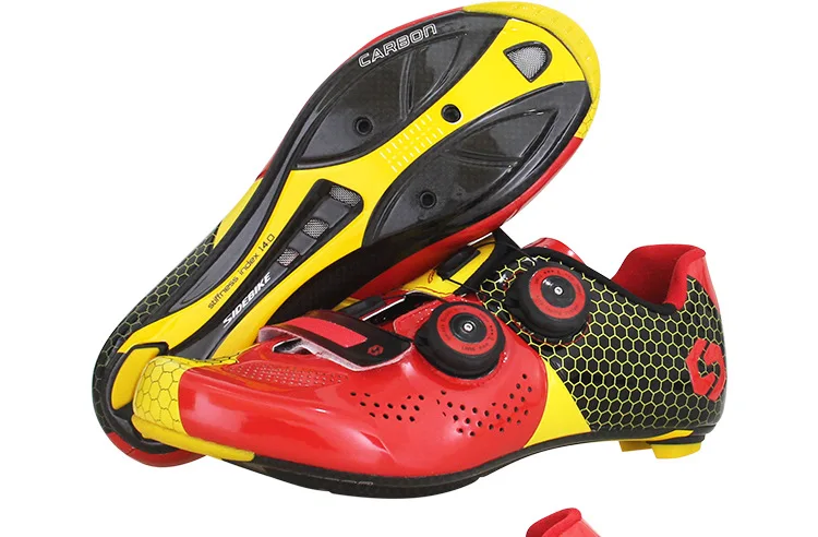 Sidebike road cycling shoes Ultra-light Carbon bicycle locking shoes men&women road racing Professional Breathable cycling shoes