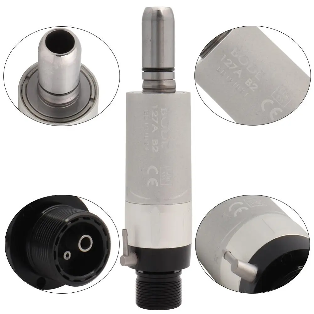 

Dental Low Speed Handpiece Air Turbine Dental Air Motor Borden 2Holes 127A-B2 Upgraded