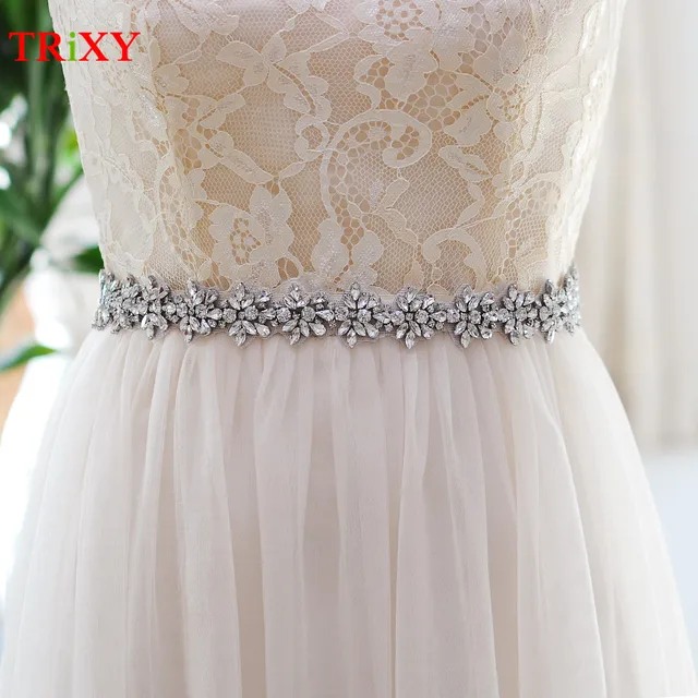 Trixy S269 Wedding Belts Discount Real Picture Amazing Crystal