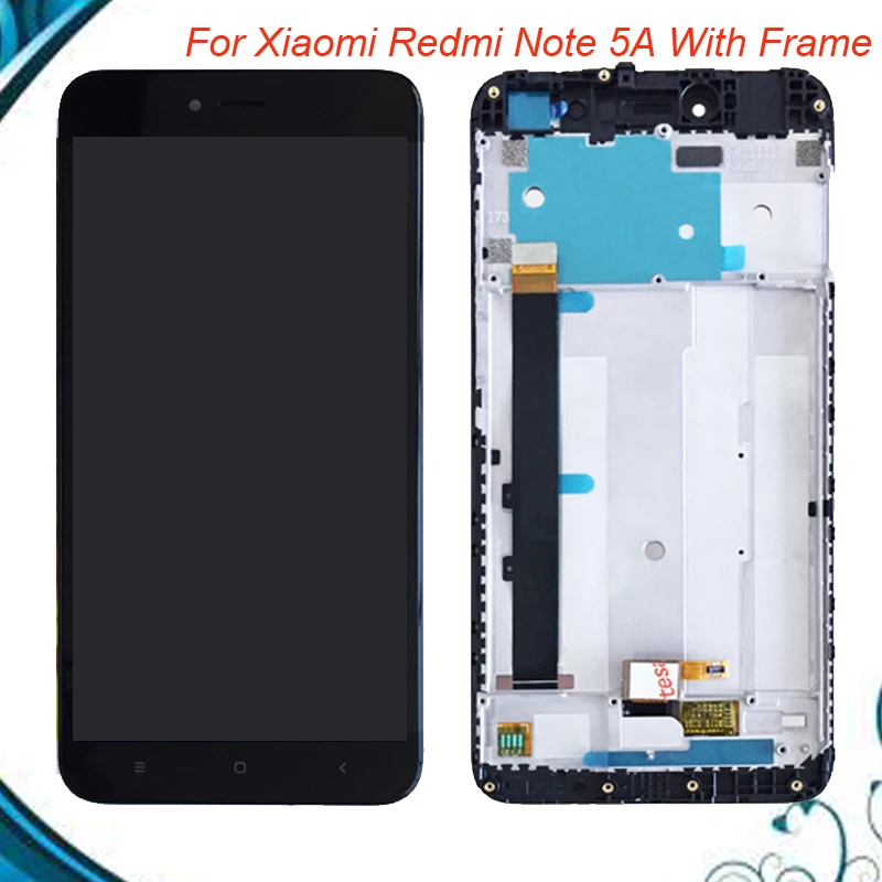 For Xiaomi Redmi Note 5A Standard 2GB/16GB LCD Display Touch Screen Digitizer Assembly With/Without Frame Replacement | Мобильные