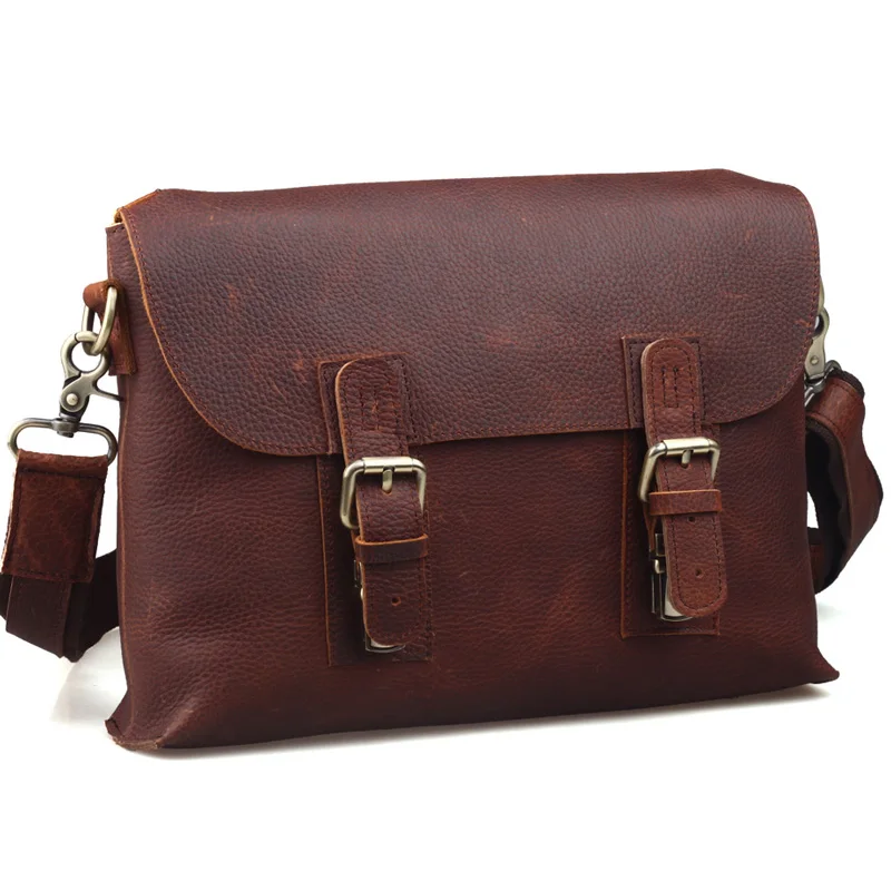 

TIDING Leather clutch messenger bag man 2015 fashion handbag designer brand original high quality real leather 10844