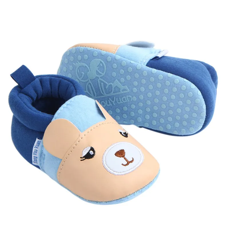 8 Styles Baby Shoes Infant Boys Girls Soft Cotton Anti Slip Moccasins Toddler Cartoon First Walkers for 3-11 Months