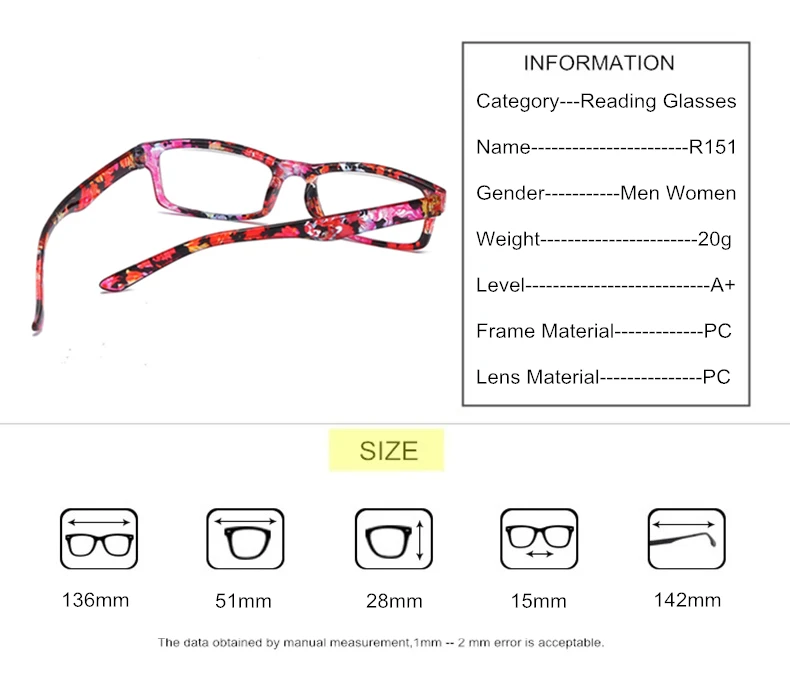 SWOKENCE ломкий Антивозрастная чтение очки Для женщин Для мужчин моды Сверхлегкий HD линзы дальнозоркостью очки Лидер продаж R151